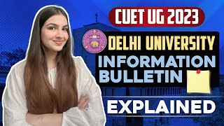 Delhi University Admission CUET 2023 Full information | DU Admission 2023 Update | CUET/ CUCET 2023