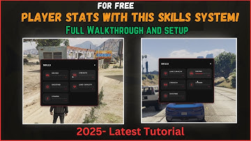 Volg kracht, uithoudingsvermogen en meer! Nieuw vaardighedenscript 🧠 | 2025 | FiveM