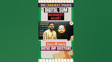 ✅📚🔥🤯➕ Digital Sum by Abhinay sir | Digital sum method | how to find Digital sum | ssc cgl 2025 #6