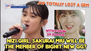 Nizi Members Sakurai Miu Rumored To Be The Member Of Bighit Ent With Koeun!