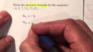 P8 Alg 2 Unit 6 - Recursive Formula