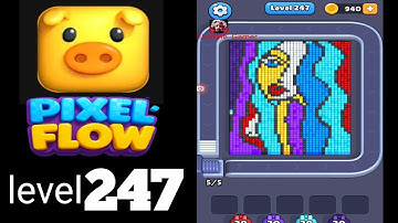 Pixel Flow level 247 Walkthrough Solution