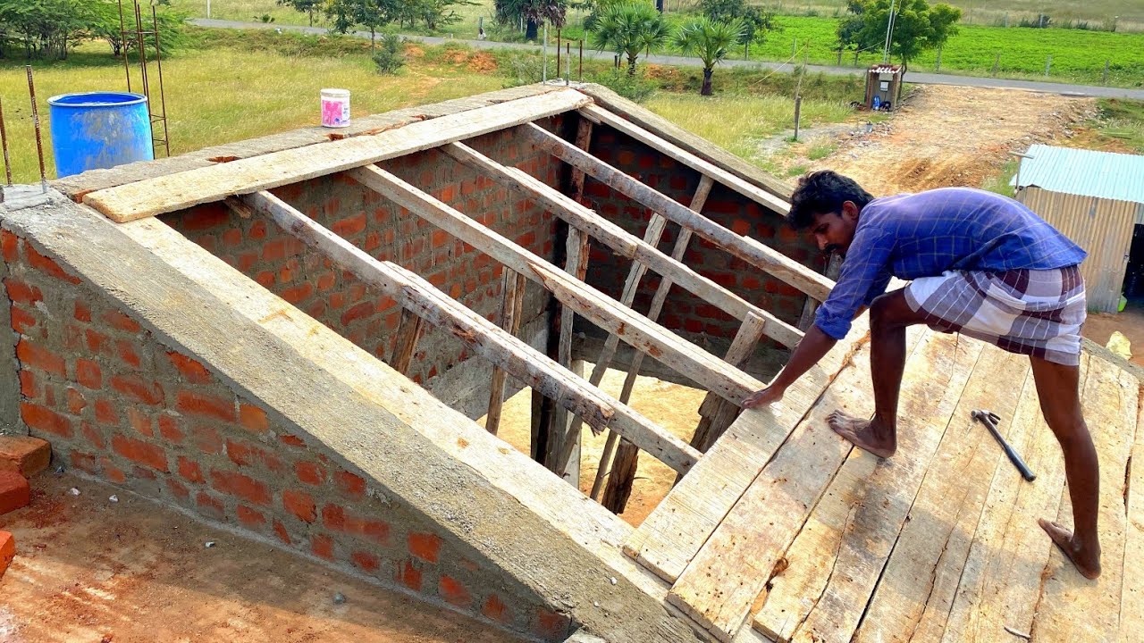 Techniques Of Formwork Sloping Roof Shuttering Perfectly On Board Slopd Techniques Of Formwork Sloping Roof Shuttering Perfectly On Board Slopd