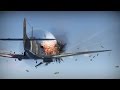 Воздушная дуэль. Spitfire IX F vs Як-1Б. (вид со стороны) СБ