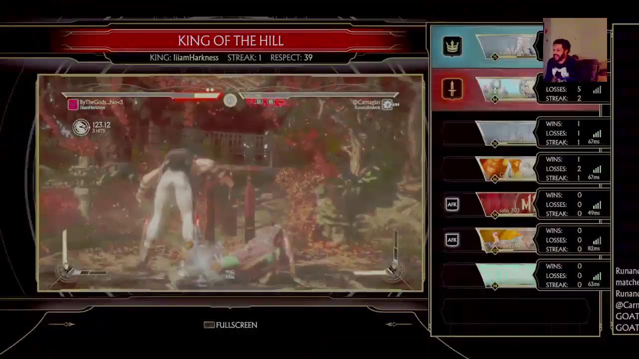 @Carnagias MK11 live twitch YouTube PSN Runandhideok High Skill matches with Viewers Randoms