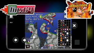 Worms Armageddon de pc en android Box64droid 60fps