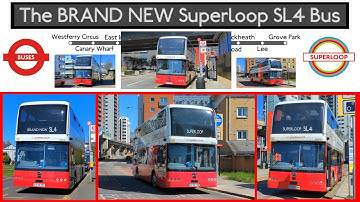 The FIRST DAY Of The NEW SUPERLOOP SL4 | London Buses (New BYD eBus BD11s) Silvertown Tunnel Buses