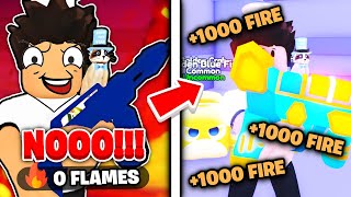 I Got STRONGEST FLAMETHROWER in Roblox Flame Simulator...