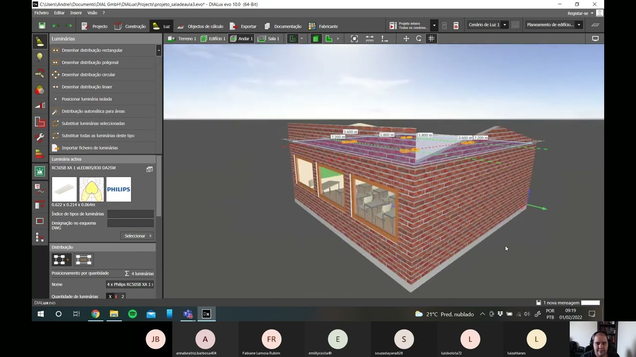 Projetos Elétricos (Eletrotécnica) - Projeto de Iluminação no DIALux evo (Parte 2) | Aula 23