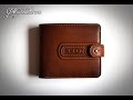 Кожаный кошелёк мужской "Гранд" (ручная работа) из кожи краст 1.3 мм., men's wallet leather handmade