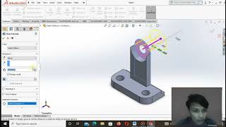 Solidworks : Finally job (UTS) Mid term Exam