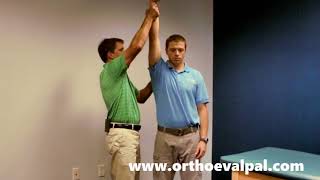 NEER Shoulder Impingement Sign