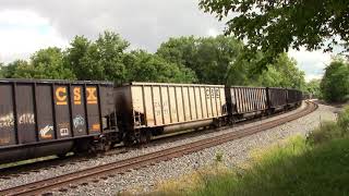 MVI 1981 csx E780-14 empty coal at Shenandoah junction wv