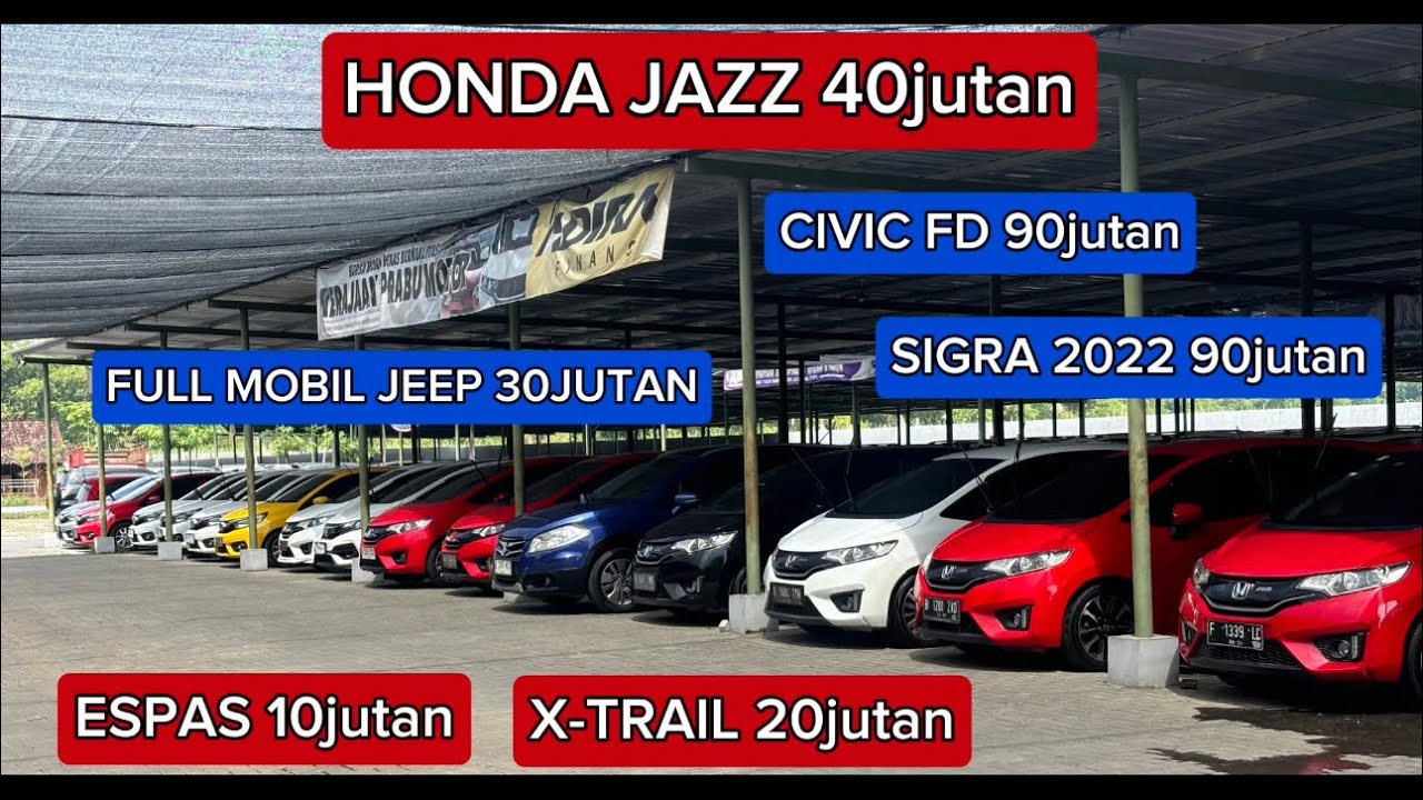STOK TERBARU HONDA JAZZ 40jutan Di PRABU MOTOR