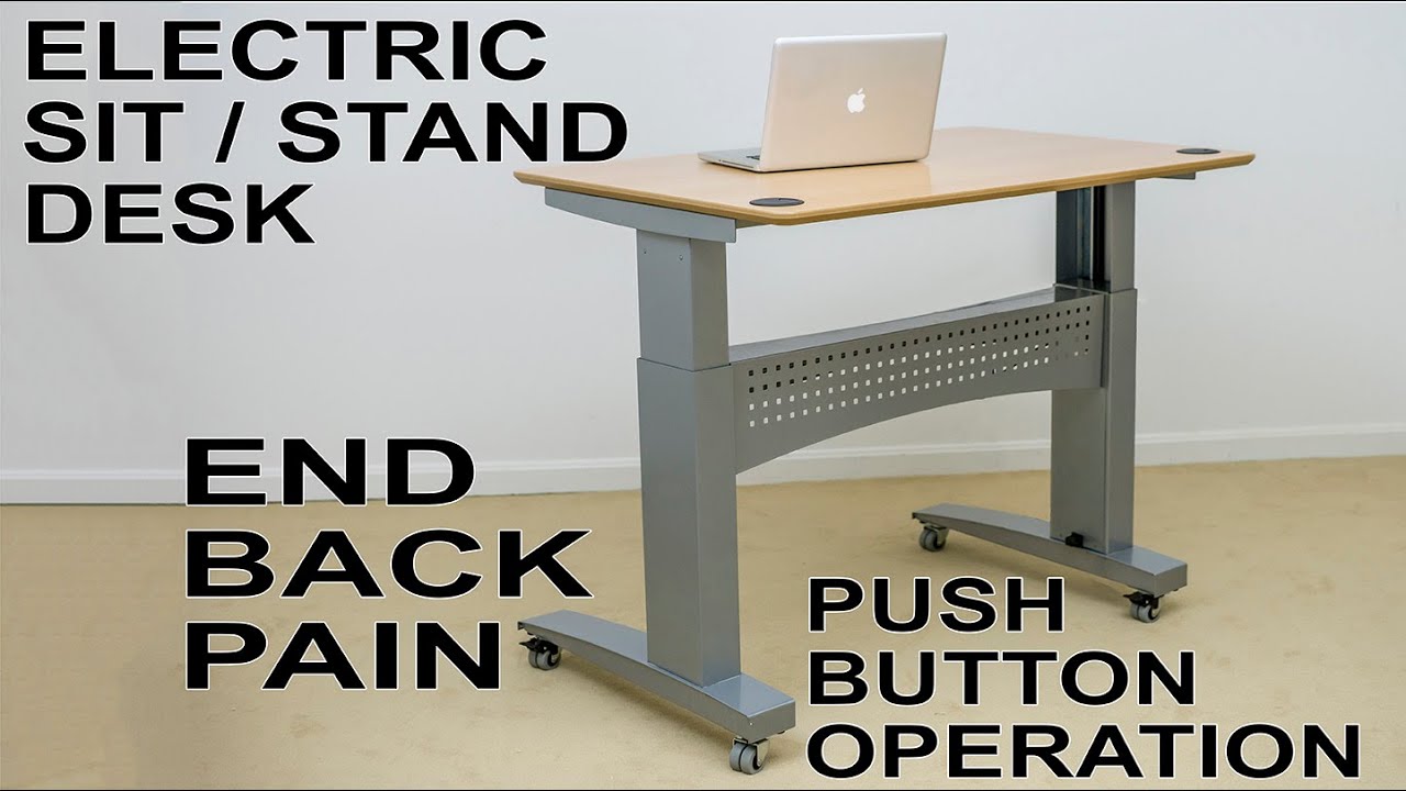 Conset 501 11 Electric Motorized Desk Cure Back Pain Youtube
