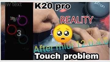 After miui 12.0.4.0 K20 pro Touch issue.| Why??? multi touch problem in pubg |Total scam explained.