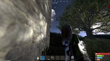 Rust Console I stole a m249 with a python on my community server…