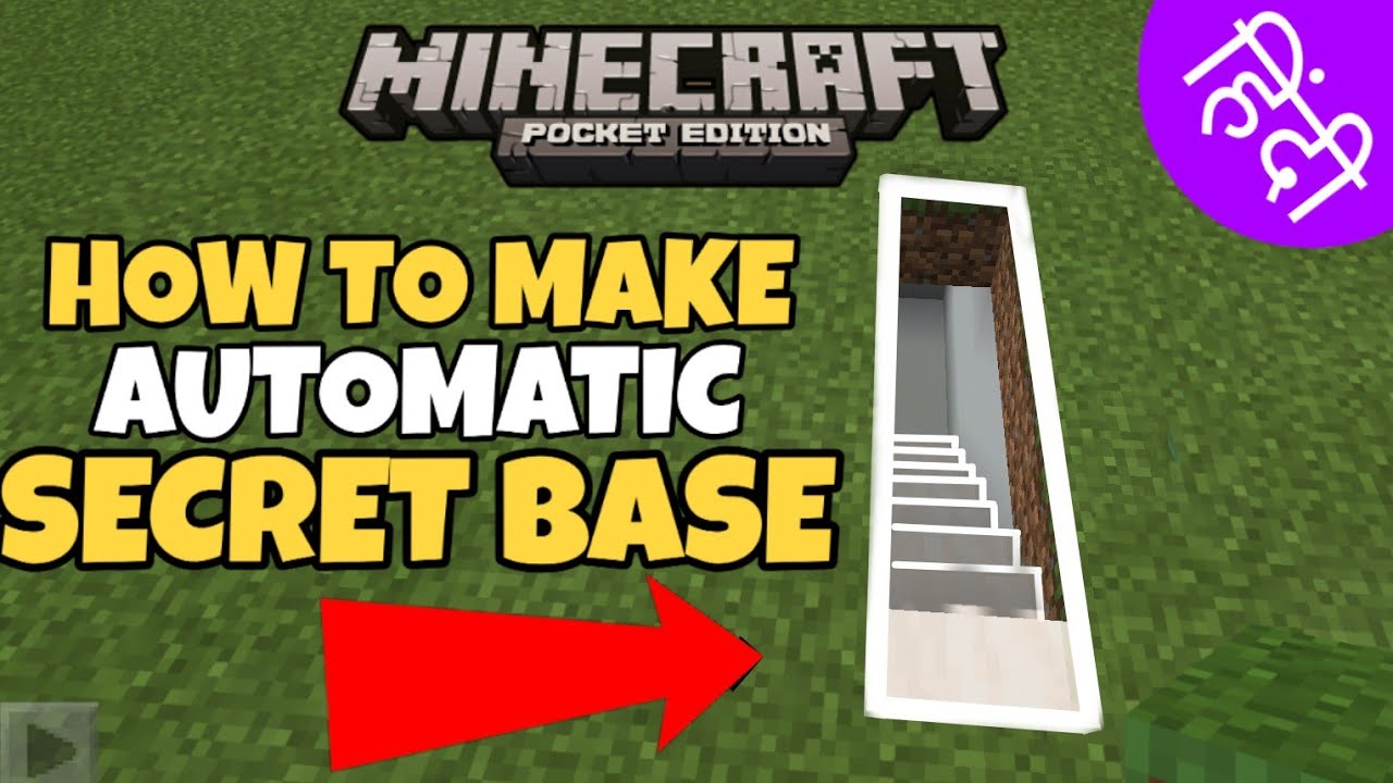 How To Make Underground Secret Base In Minecraft In Hindi 2019 - YouTube