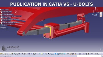 PUBLICATION IN CATIA V5 - U-BOLTS | 1928 Alfa Romeo Spider 6C SS - LESSON 23