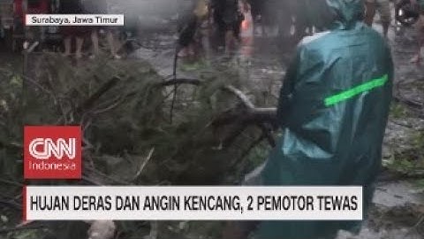 Hujan Deras & Angin Kencang, Pasutri Tewas Tertimpa Pohon