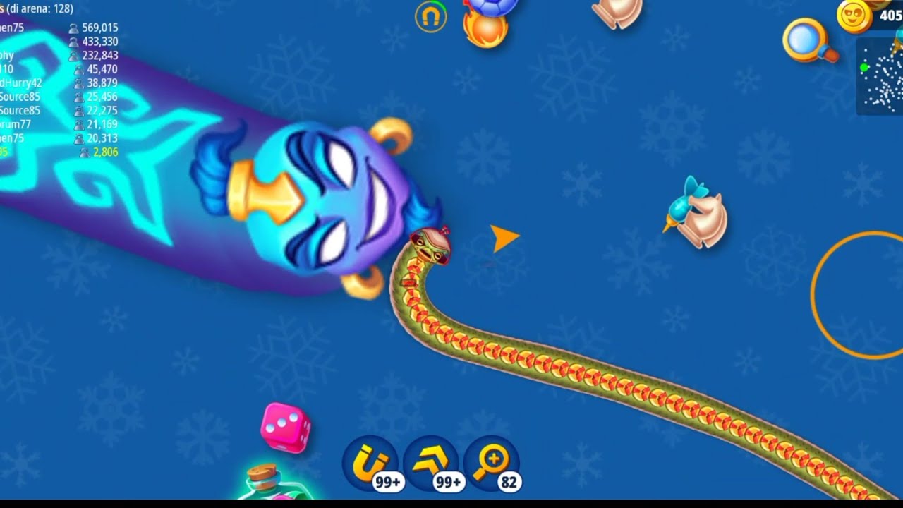 Jebak 10 Cacing Besar Pake Cacing Baru WORMSZONE SPECIAL UPDATE TAHUN BARU IMLEK Day 3