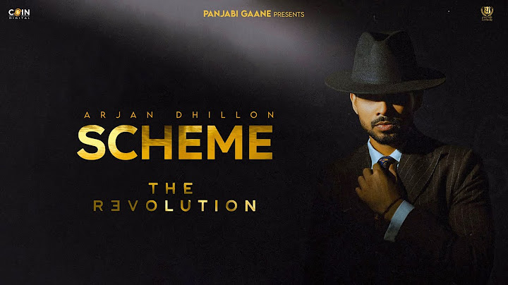 SCHEME - ARJAN DHILLON (Visualizer) | MXRCI | The Revolution