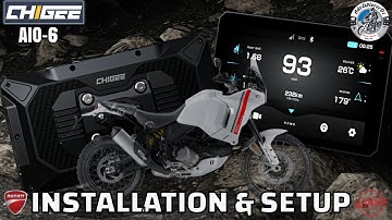 Ducati Desert X Just Got Smarter –CHIGEE AIO-6 Full Install & Setup (TPM, OBD, CG Remote ,AUX Power)