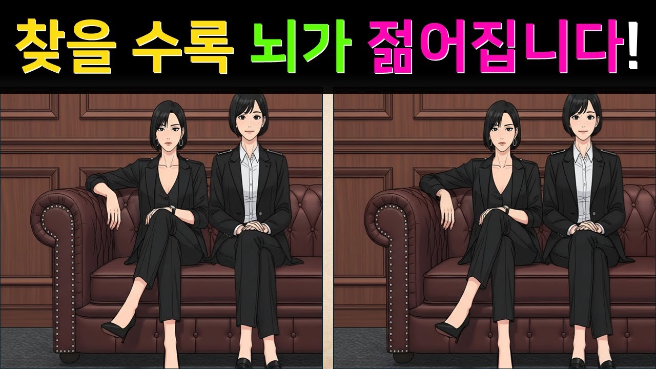 드라마 명장면!보면서 치매 예방! [굿파트너] 명장면 속에 숨은 3곳 찾기 