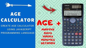 Create Age Calculator With Javascript(JS) | HTML , CSS and JS