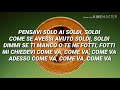 Mahmood Soldi Ft Isac Elliot Testo Con Audio E Lyrics Video English Version Remix mp3