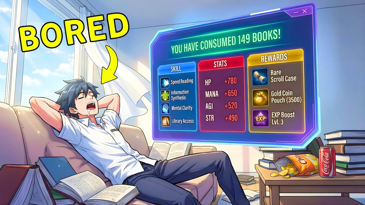 He Just Reads Books — And Unlocks SS-Rank Skills, Rewards, and Insane Stats! | Manhwa Recap