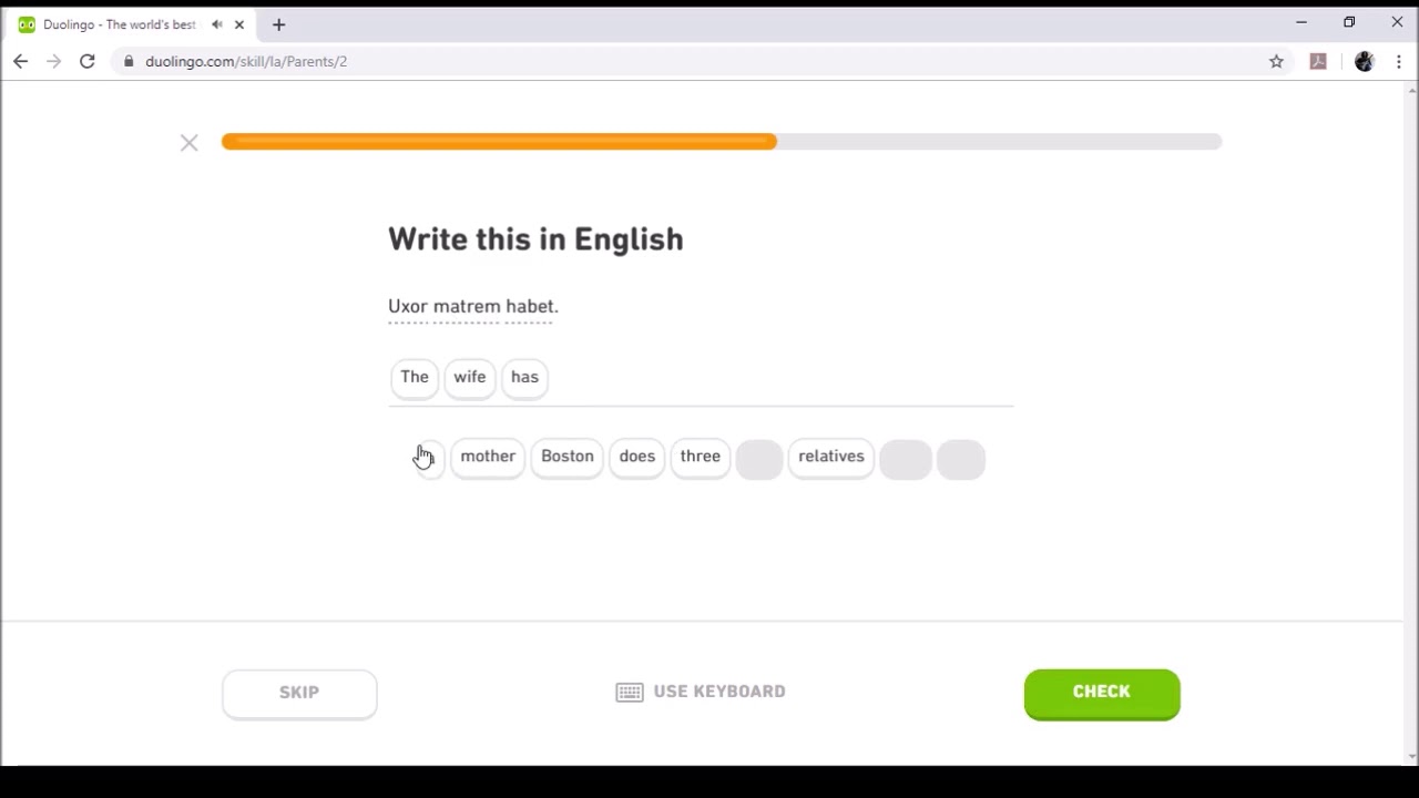 Duolingo Latin Parents Lesson YouTube