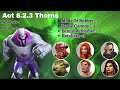 MCOC Act 8.2.3 Thorns + Made Of Rubber - 3 + Loose Cannon - 3 + Brutal Refresher - 1 Path