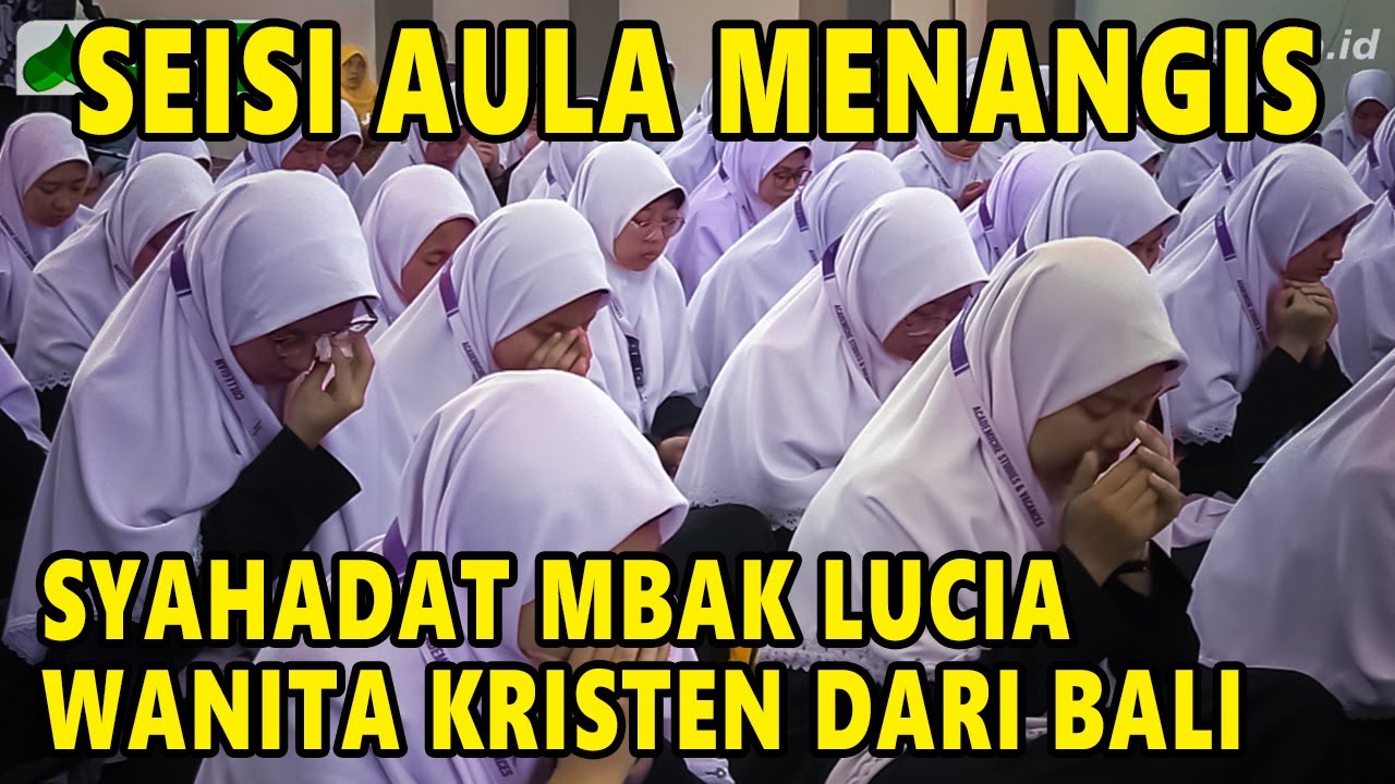 THE BIBLE EFFECT!! WANITA KRISTEN DARI BALI MASUK ISLAM LAGI - SATU AULA MENANGIS