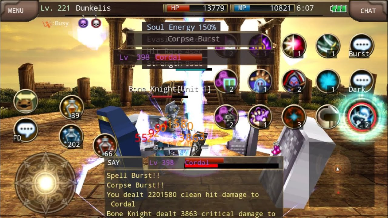 [Iruna Online] Dunkelis (Necromancer) vs Cordal EP6 YouTube