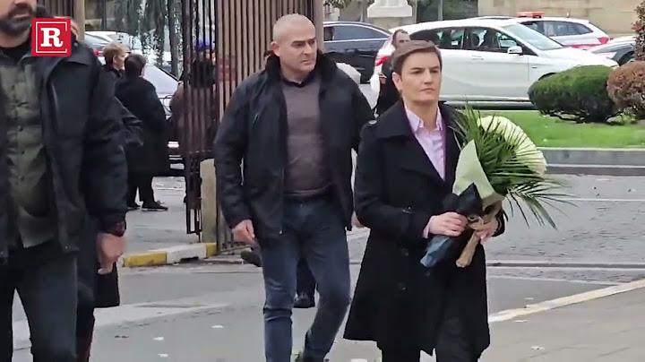 Ana Brnabić stigla na sahranu majke Željka Mitrovića