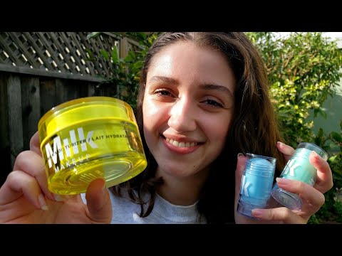 ASMR Trying Milk Skin Care 💧🍵🌿