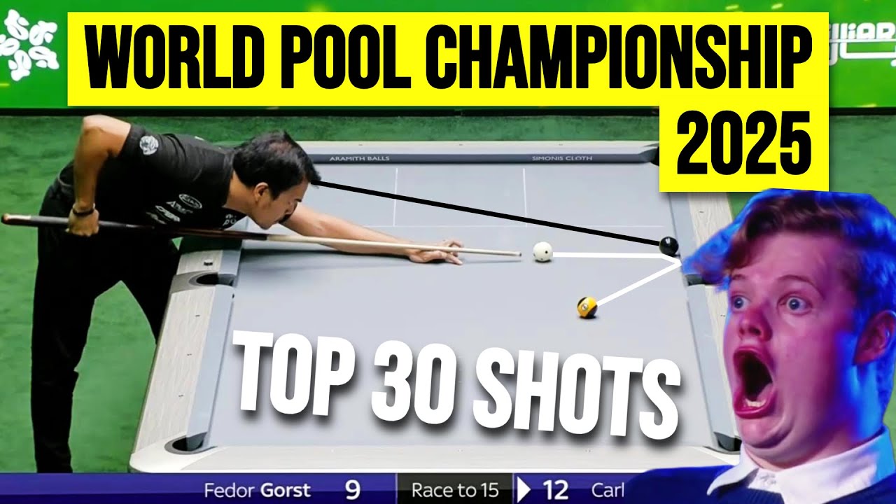 TOP 30 SHOTS THAT SHOCKED THE CROWD | World Pool Championship 2025 TOP 30 SHOTS THAT SHOCKED THE CROWD | World Pool Championship 2025