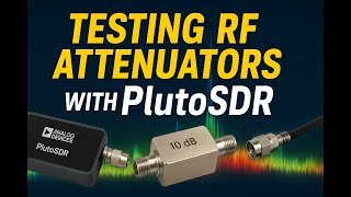 Testing RF Passive Attenuators with PlutoSDR | SDR Power Measurement Tutorial