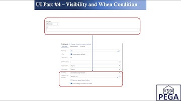PEGA #Section Part #4 - Visibility Condition and Run Visibility on client