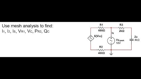 Solve Any AC Circuit with Mesh Analysis 🔧 | Engineering Tutorial 11