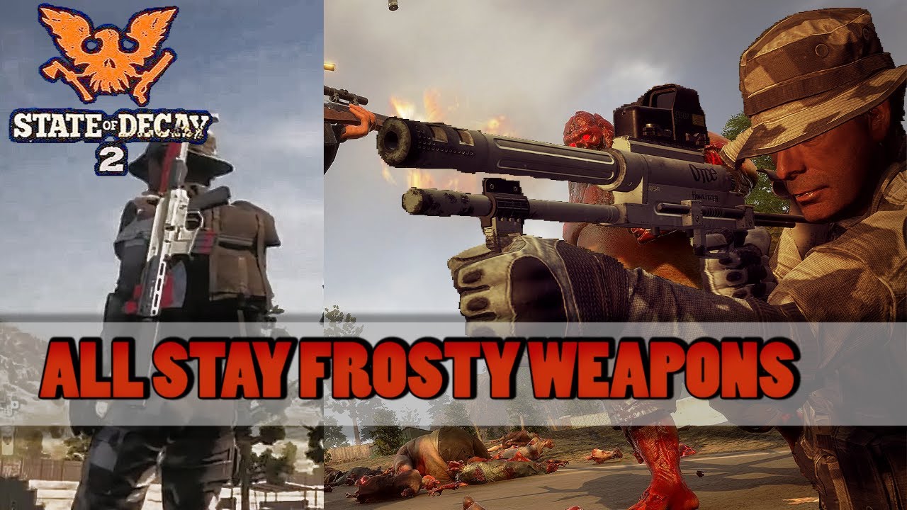 Update 23 - Stay Frosty Pack all weapons in detail | State of Decay 2