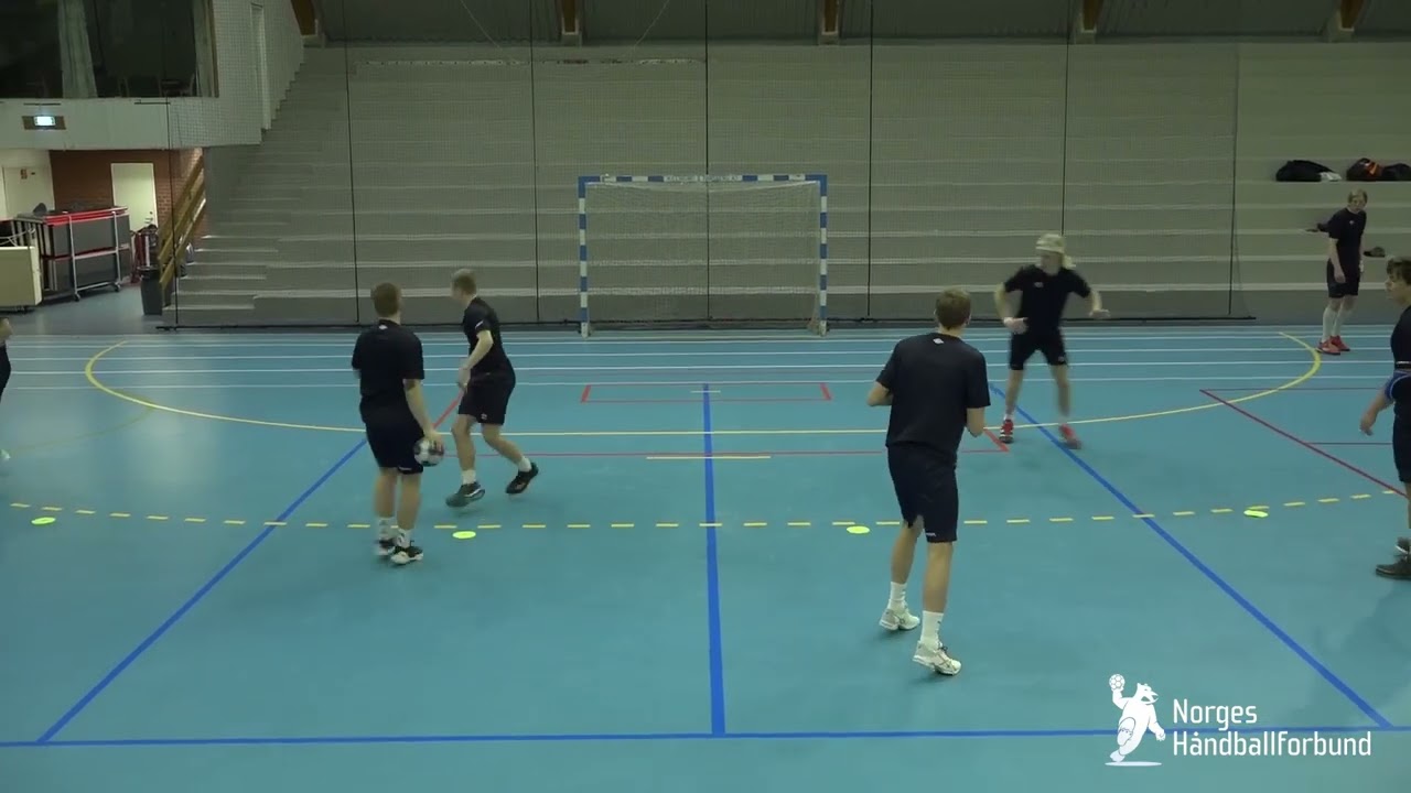 Rörelse och tackling  De anfallande spelarna gör skott