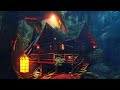 Deep Sleep Music 🌧️ Rain Sounds at Night | Relaxing Cabin Ambience