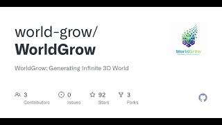 GitHub - world-grow/WorldGrow: WorldGrow: Generating Infinite 3D World