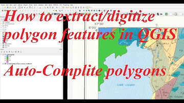 Extracting New Polygon features from Scanned and Geo referenced map