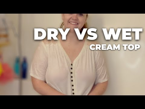 Dry vs Wet Review of Form and Function of A Cream Top  | Natural Mom Body