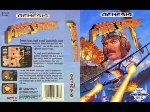 Sega Mega Drive 2 (Smd) 16-bit Fire Shark Полное Прохождение