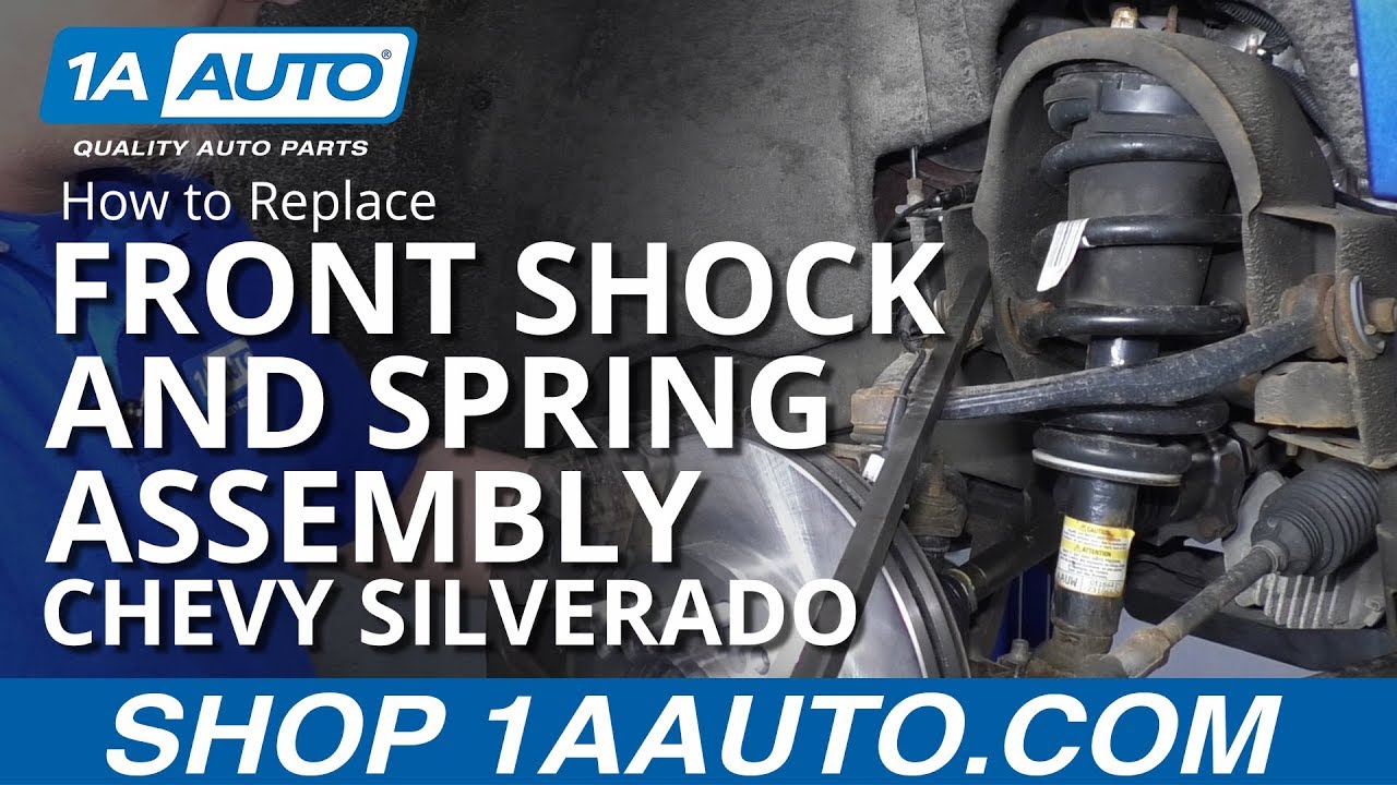 How to Replace Front Shock and Spring Assembly 2014-17 Chevy Silverado