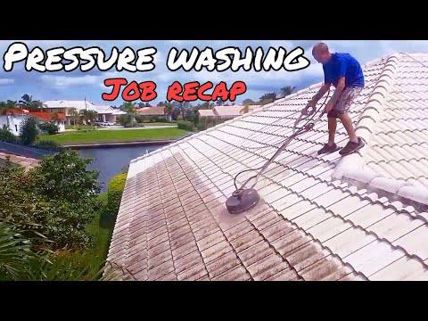 I MADE $1000 IN 1 DAY PRESSURE WASHING ROOFS